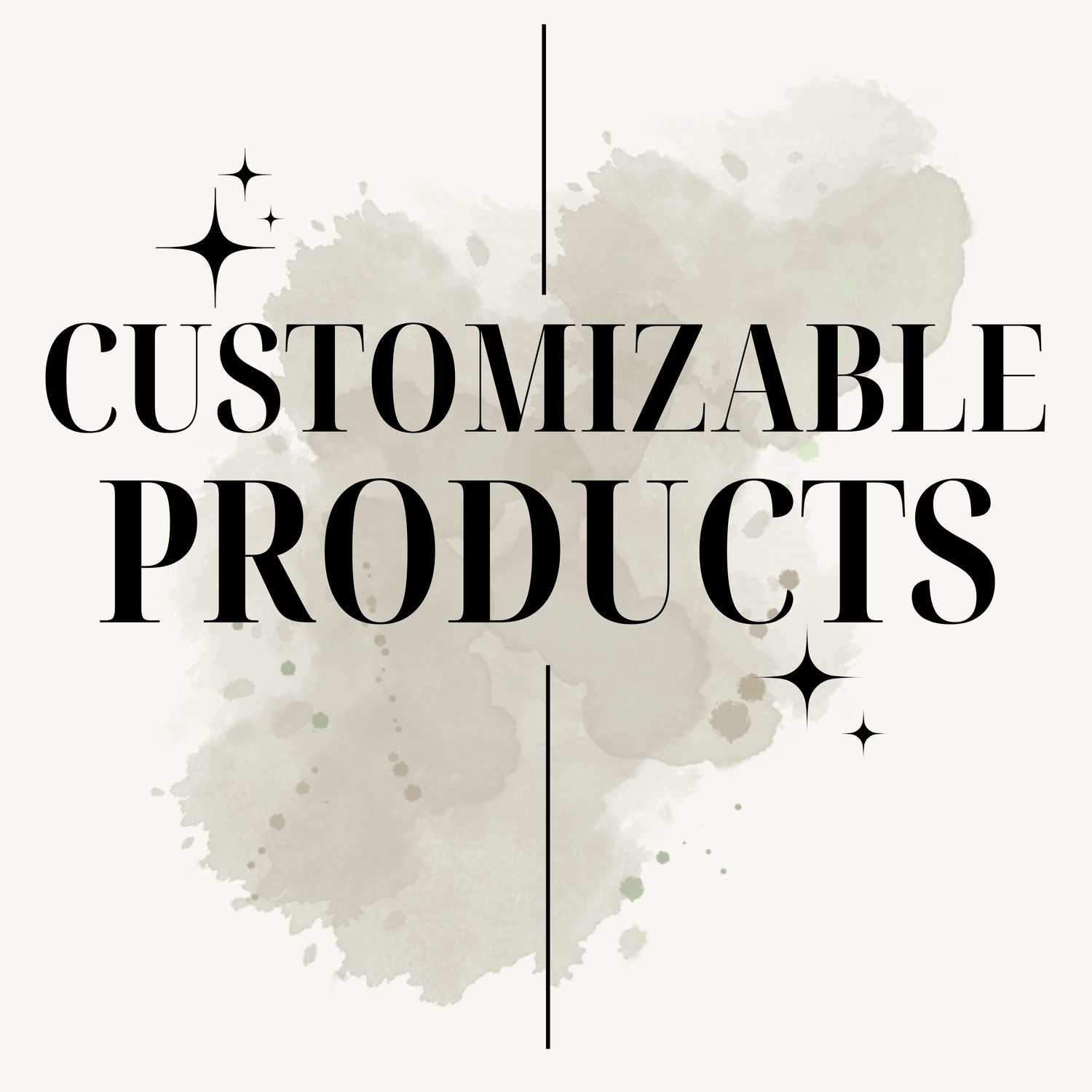 Customizable Products